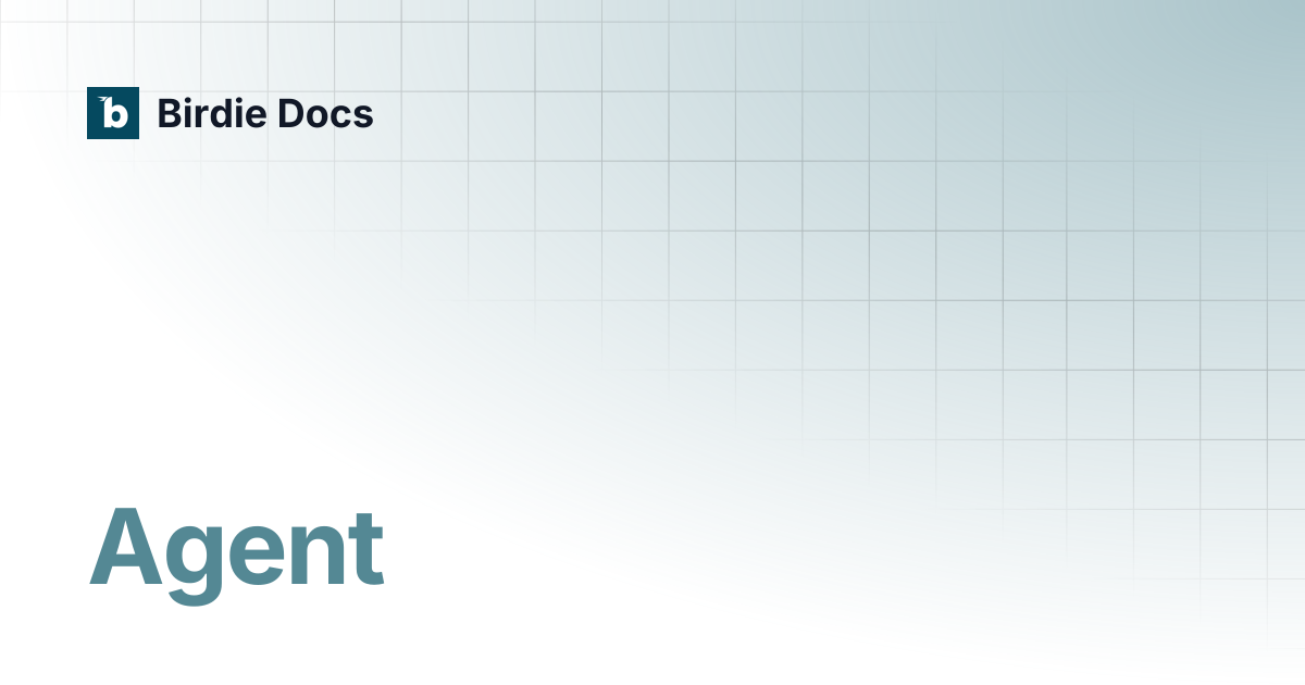 Agent | Birdie Docs